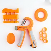연습구슬 피아노독학 체크 구슬볼 레슨볼 5pcs 피아노 손가락 조련사 조정 가능한 그립 확장기 교차점 stre, 02 주황색