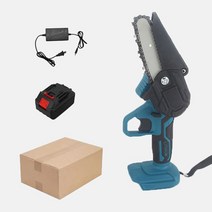 스틸엔진톱 충전식 소형 체인 톱 기계 날 Makita 18V 배터리 사용 전기 체인톱 나무 가지 치기 작은 분할, 01 4inch  one battery_01 미국