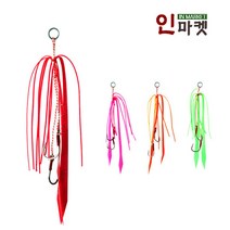 스커트훅리본 자작루어 타이 스커트 훅세트 타이라바, 스커트훅리본 스트레이트핑크