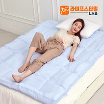 국내생산 아이스 마약 Q SS 접이식 매트리스 토퍼 7cm, 화이트