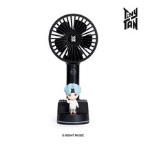 [정품] 방탄소년단 BTS 캐릭터 타이니탄 피규어 크래들 휴대용 선풍기 TinyTAN, SUGA(슈가)