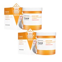 브링그린 당근 비타 토너 패드 100매+100매, 1set