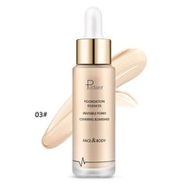 Pudaier 포어 커버 프라이머 Maquillaje 프로페셔널 화이트닝 모이스처 라이저 포어리스 컨실러 페이스스 오랫동안 지속되는 컨투어 메이크업, 색상 03