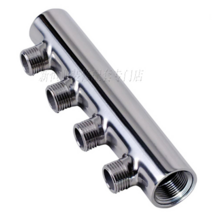 304 물 분배기 집수기 단일 해드 보일러 난방 수도, 6방향 물 분배기