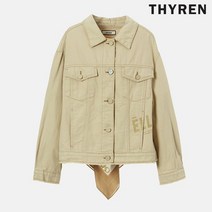 티렌 스카프 레이어드 데님 자켓 T193PWN721