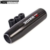 BRIDE 기어 변속 노브 리얼 탄소 범용 JDM 튜닝 레버 스틱 레이싱 스포츠 박스 핸들 13cm385469, Black