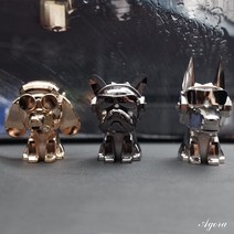 아고라 자동차 방향제 송풍구 도베르만 불독, 도베르만(제네시스GV80/GV70/카니발), 메탈릭 골드, 옴므Feel
