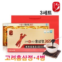 고려홍삼정 홍삼농축액 원액 진액 엑기스 떠먹는홍삼 즙 액 추출물 참당귀 약쑥 복령 천궁 면역력 진세노사이드 Rb1 Rb1 6년근 국내산홍삼 부모님건강식품, 240g, 3세트