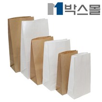 박스몰 각대봉투 노루지 크라프트 내유코팅 식품봉투 1000장, 1개, 노루지 백색 15x9x26(1693)