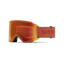 Smith 스미스 옵틱스 스쿼드 XL 남녀공용 스노우 윈터 고글, Carnelian, ChromaPop Everyday Red Mirror