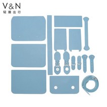 샤첼백 가죽 가방 공예 DIY 공방 체험 원데이클래스 만들기 키트 여사친 딸 생일 선물, 단일사이즈, 라이트블루 스몰