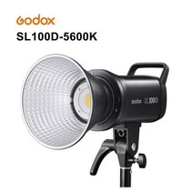 촬영 방송 조명Godox SL100Bi 이중 색상 2800-6500K SL100D 5600K LED 스튜디오 비디오 라이트 100W 야외, 01 5600 K, 01 5600 K