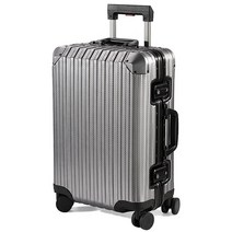 Sindermore 알루미늄 수하물 50.8cm(20인치) 63.5cm(25인치) 탄소 섬유 텍스처 알루미늄 하드사이드 슈트케이스 스피너 휠 및 TSA 잠금 장치 휴대용 체크인 사