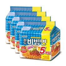 팔도 비빔면 130g 20봉 즉석 한끼 간식 밥 라멘 점심 면 종류 가격 차박 음식 여행 캠핑 야식 혼밥 식사, 팔도 비빔면 130g x 20봉
