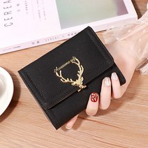 쇼미코리아 여성지갑 세련된 사슴버클 여자 반지갑