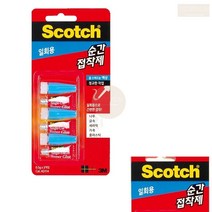 3M 일회용 강력 순간 접착제 액상타입 1회용 본드 플라스틱 나무 고무
