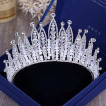 웨딩헤어코사지 신부 머리 장식 결혼 헤어핀다양한 실버 골드 컬러 크리스탈 크라운