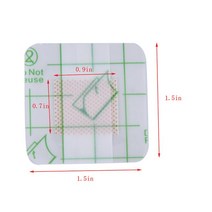 캠핑용품 안전용품 생존용품 3.8cmX3.8cm 저자 극성 부직포 의료용 접착제 상처 드레싱 밴드 보조 붕대 응, 01 10pcs
