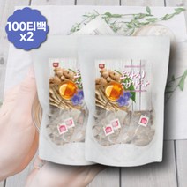 환절기 필수차 국내산 100% 도라지차 생강차 100티백 대용량 목에좋은차 목이칼칼할때 몸에좋은차 따뜻한차 건강에좋은차 생각차티백 생강 도라지 티백 말린생강 건생강차 건도라지