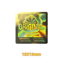 산리오 입체 스티커 100 홀로 위조 방지 보안 도장 로고 3D 골드 실버 라벨 200 개, [05] 200pcs