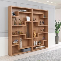 아트박스/플레인홈 페샤 디자인 와이드 책장 세트 6단, 워시