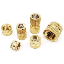 M2 M2.5 M3 M4 M5 M6 M8 M10 솔리드 황동 순수 구리 메트릭 나사 사출 성형 널 인서트 너트 내장 5/10/25 개, [06] 25pcs M3 (OD5mm), [01] length 3mm