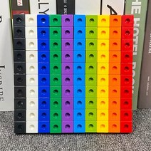 [맥킨더] 수막대 블럭 100PCS 연결큐브 매직큐브 매스큐브 연결수막대 멀티큐브 수놀이, 상세 설명 참조