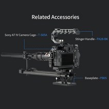 Nitze 라오와 24mm f 14 2X 용 N04C LWS 렌즈 지원 매크로 프로브 브래킷 풀 프레임, 한개옵션0, 1개