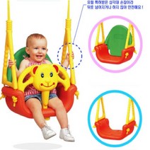 데라필 곰돌이 실내 아기그네 유아 철봉그네 /그네봉포함 어린이그네
