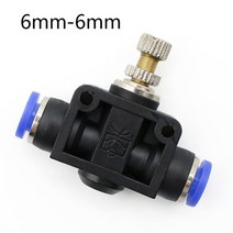 에어레귤레이터 공압 공기 흐름 조절기 4mm 6mm 8mm 10mm 12mm od 호스, sa6mm-6mm