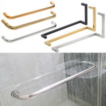 샤워부스손잡이 욕실 유리문 타월바, 22.샤워부스 유리문손잡이 원홀26번 골드유광