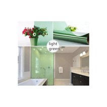 비닐 스테인드 글라스 필름 스티커 방폭 인테리어 PET 장식 멤브레인 변경 다채로운 투명 창, light green