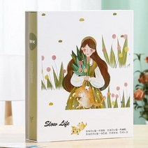 대용량 앨범 기쁜날 사진첩 6인치 박스형 200 포켓 앨범 북 대용량 아기 가족 스크랩북 결혼식 Fhoto 추억, 04 color 4