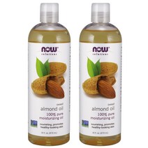 나우푸드 스위트 아몬드 모이스처라이징 오일, 473ml, 2개