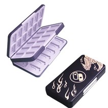 48 in 1 for Nintendo Switch OLED LITE 액세서리 귀여운 게임 카드 케이스 SD 용 핑크 쉘 스위치 보관함, 02 파란