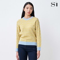 22 배색 포인트 라운드 니트 (SFUCZ0995)