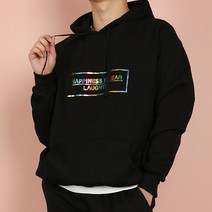 아우라큐 기모 후드티 해피니스 남여공용 빅사이즈 후드