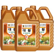대덕바이오 유황 1L 1개 유기농업자재, 4L, 3개