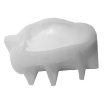 크리스탈 에폭시 수지 모델 DIY 공예 클레이 폴리머 장식 캔들 홀더 실리콘 모델, 126mmx62mm, 분명한