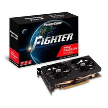 PowerColor Fighter AMD 라데온 RX 6700 XT 게이밍 그래픽 카드 12GB GDDR6 메모리 AMD RDNA 2 레이트레이싱 PCI Express 4., 6600 Fighter