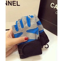 등산 장갑 남자 야외 헬스 장갑 운동 장갑 얇은 통기 미끄럼 방지 장갑 여자 등산 암벽 등반 기행 이슬 장갑, 승급 증가 완갑왕(남색)