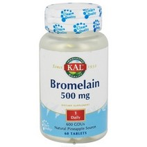 Kal 브로멜라인 500mg 60정, 1개
