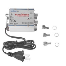 2 웨이 catv vcr tv 안테나 신호 증폭기 220 v 45-860 mhz 부스터 스플리터 드롭 배송 지원, 단일옵션선택