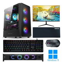 포유컴퓨터 모니터 풀세트 게이밍 조립 컴퓨터 PC 본체 최신 고사양 윈도우 롤 배그, 02번_에디션, 06. 선택없음