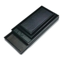 월넛 직사각 후식 쟁반 4size, 2호, 1개