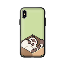 세븐에잇스 캣 인 박스 마그네틱 카드 범퍼 휴대폰 케이스