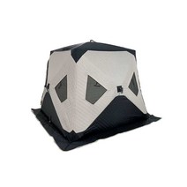 큐브텐트 빙하 낚시 텐트 텐트 두꺼운 야외 단열, 2X2X1.7 주황색 밝은 회색 주황색