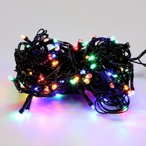 24V LED 트리 96구 검정선+정류기 세트 크리스마스 트리구 연결용 캠핑 감성조명, 96구 노란색+정류기