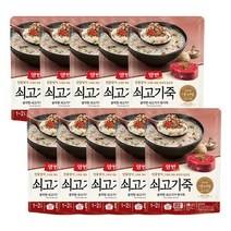 양반 쇠고기죽 (파우치) 380g x10개 아침식사 환자 속쓰림 위에좋은음식 노령친화음식, 양반 쇠고기죽 (파우치) 380g x1