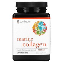 Youtheory 해양 콜라겐 2 500mg 290정